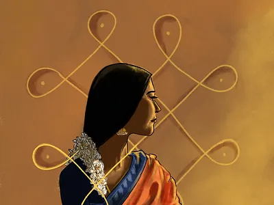 Illustration of Elegance art artwork character illustration culture digital art digital illustration drawing graphic design illustration portaits sketches tradition ui ui ux vector woman