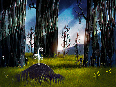 Los Aluxes animation aztec conceptart fantasy graphicdesign illustration maya mexico mythology visdev