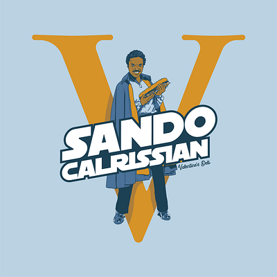Sando Calrissian branding deli design food illustration sandwich star star wars vector wars