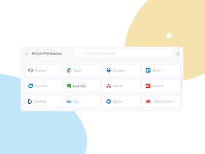 G Suite Marketplace Add-ons 2020 dashboard design systems dribbble google google design gridlab gridlab design gsuite modal design modal window product design trending