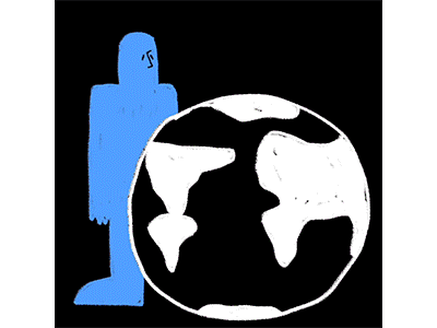 Destroy everything you touch animated gif illustration