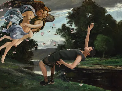 NUMBER 01 art direction classical collage design illustration painting photography photoshop