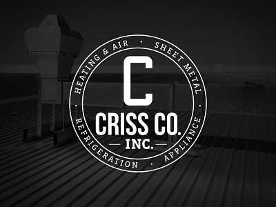 Criss Co. badge branding c circle criss co hvac identity identity design industrial logo logo design monogram round