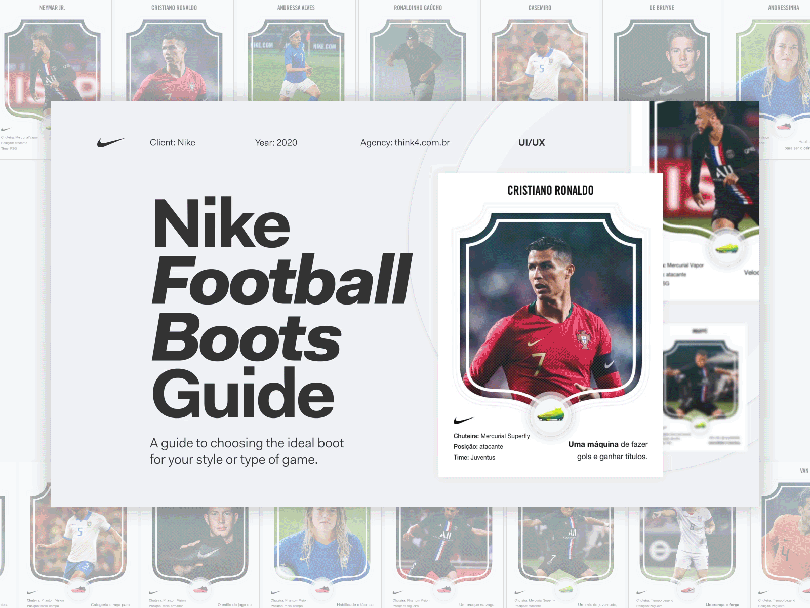 Nike Football Boots Guide 2020 boots football footballboots nike brazil nike brazil soccer soccerboots user experience userinterface ux