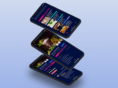 JUICE app bartending design digital dribbble drinks ios mobile mobile app mobile app design mobile design mobile ui mockup recipe ui ui ux ui design uidesign uiux ux