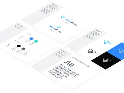 seattleworks brandbook branding character icon illustration logo ui ux web
