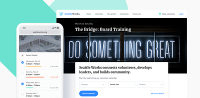 SeattleWorks branding design responsive web design ui ux web webdesign