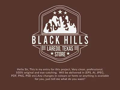 Black Hills Company Logo black hills blck brandidentity branding branding design business company company logo creative creative design creative logos design hill logo hills illustration logo logo brand logo hill logos vector