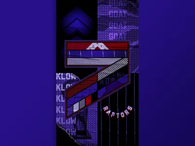 Lowry Time basketball design grids illustration illustrator nba patterns raptors toronto typography vector