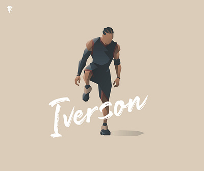 IVERSON basketball design illustration nba vector