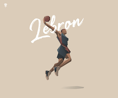 LEBRON basketball design illustration james lebron nba vector