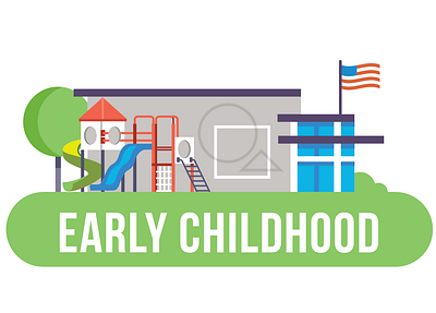 School Data building center daycare flag illustration infographic nature playground school slide tree vector