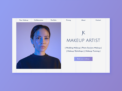 Challenge 27/30 challenge concept daily challange makeup ui ui design violet