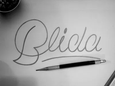 Blida - Sketch hand hand drawn hand lettering handlettering handmade handmade font handmade type handmadefont handmadetype lettering letters sketch sketchapp sketchbook sketches sketching type typo typogaphy words