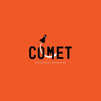 Comet comet dailylogochallenge design dlc flat icon logo minimal