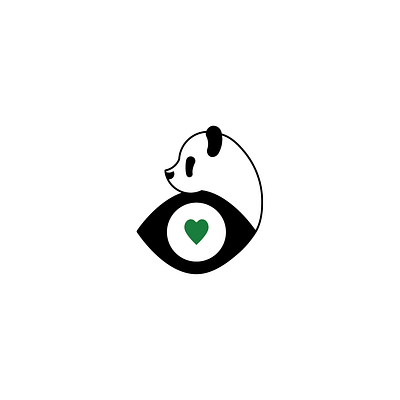 Panda dailylogochallenge design dlc flat icon logo minimal panda