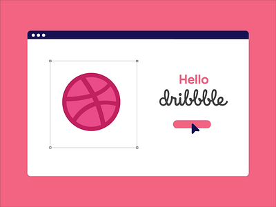 Dribbble vs Designer adobe adobe illustrator after effect animation app basket creative design hello dribble illustration illustrator logic minimal mobile motion motiongraphics skills vector web website