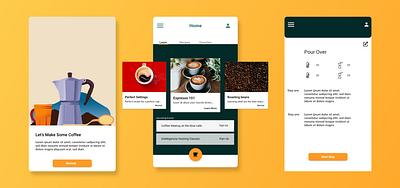 Brew Plans App Design. adobe illustrator adobe xd app design colorful illustrator product designs ui ui design ux design vector