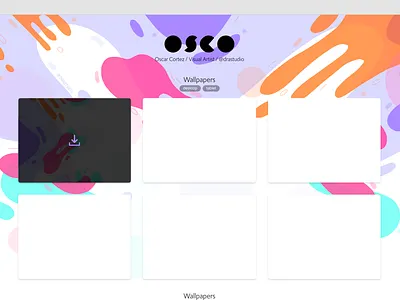 Wallpaper Site illustration procreate web