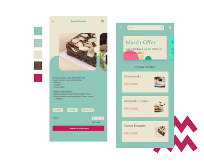 Food E-commerce app design ecommerce ui