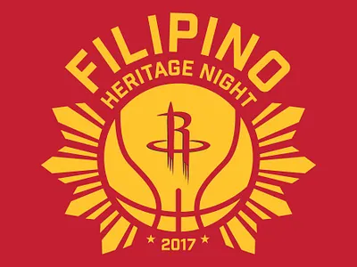 Houston Rockets Filipino Heritage Night branding design filipino houston rockets icon logo vector