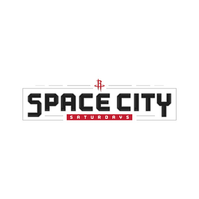 Houston Rockets Space City Saturdays branding design houston rockets logo saturdays space city vector