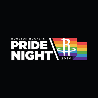 Houston Rockets Pride Night branding design houston rockets icon logo pride pride night vector