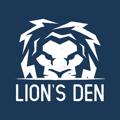 Lions Den Gym Logo branding design gym icon illustration lions den logo vector