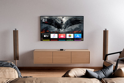 TV Mockup #2 free freebie mockup psd showcase tv