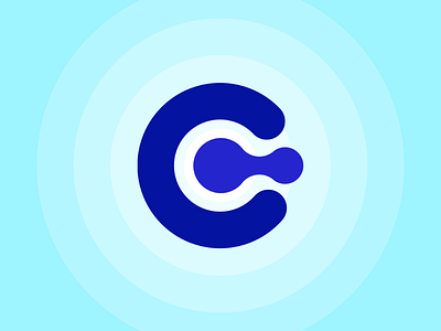 C. Logo blue c circle logo