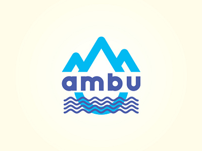 Ambu Logo art branding design drop logo logodesign logotype vector water bottle water drop