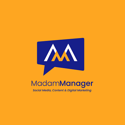 Approved Logo - Designed for Madam Manager branding corporate design corporate identity design flat illustration logo typography ui vector