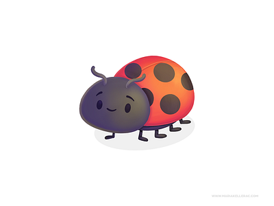 Ladybug animal baby cartoon characters children cute cutesy illustration insects kidlitart kids mexico procreate