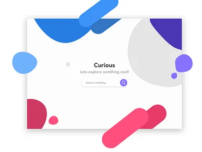 Curious Search Engine Concept 100 day challenge dailyui dailyuichallenge design interface interfacedesign search search engine ui uidesign uiux userexperience userinterface uxdesign