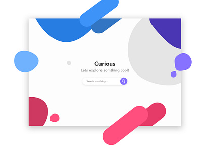 Curious Search Engine Concept 100 day challenge dailyui dailyuichallenge design interface interfacedesign search search engine ui uidesign uiux userexperience userinterface uxdesign