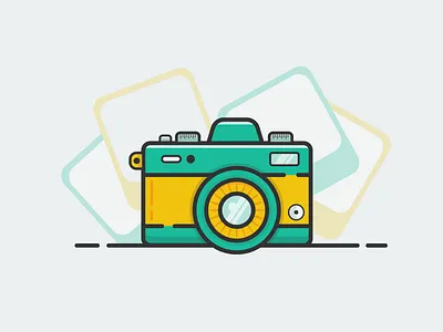 Camera alone camera camera icon clean design elegant illustration photo photoshop simple vector
