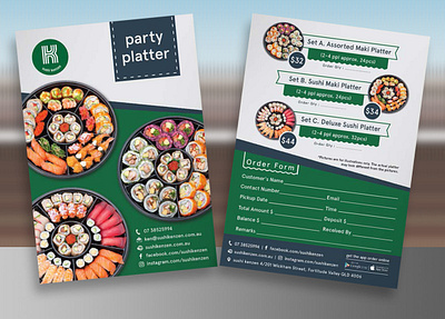 Food Flyer adobe illustrator adobe photoshop cc branding design flyer flyer design food flyer graphic design promotional flyer sell sheet