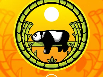 Golden Bamboo Constructions branding concept illustration logo mascot mascot design mascot logo vector