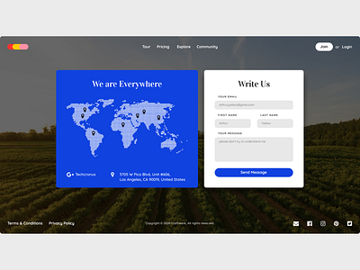 Contacts Page Theme UI Design about page about us contact form contact page contact us contacts creative design figma figmadesign flat design ui design user experience design user interface design webpage website banner website concept