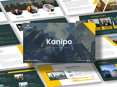 kanipo Presentation Template branding business google slides keynote persentation powerpoint design powerpoint template presentation design presentation template tempalate typography