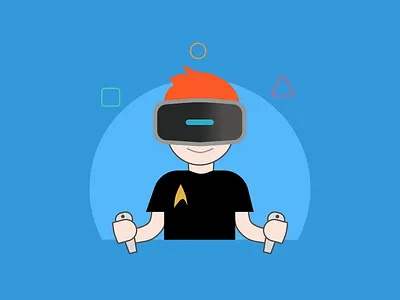 VR Avatar avatar avatardesign branding design graphic graphicdesign graphics icons illustration logo virtualreality