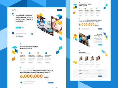 Fibase 💰 agency branding design finanse illustration landingpage money onepage ui ux web webdesign webdesigner website