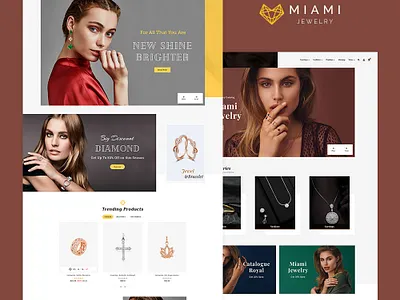 MIAMI - Jewelry eCommerce Responsive Theme ecommerce jewelry miami
