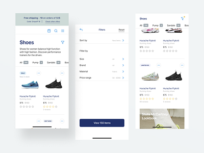 Visual exploration e commerce filters listing