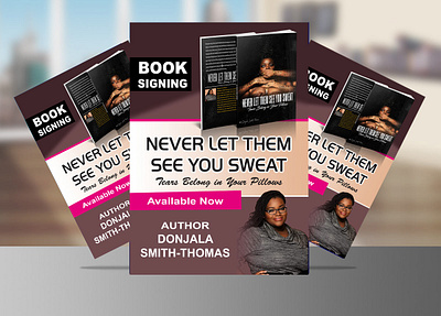 Book signing flyer adobe illustrator adobe photoshop cc aliakborripon book signing flyer branding design flyer flyer design graphic design promotional flyer
