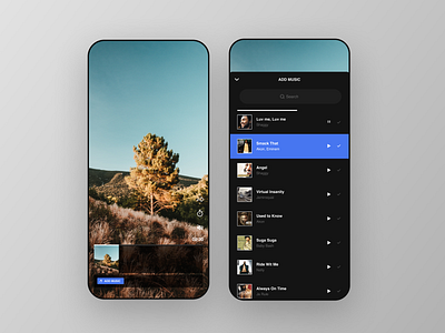 Clips App figma mobile mobile app design mobile design mobile ui recording stories tiktok ui uiux