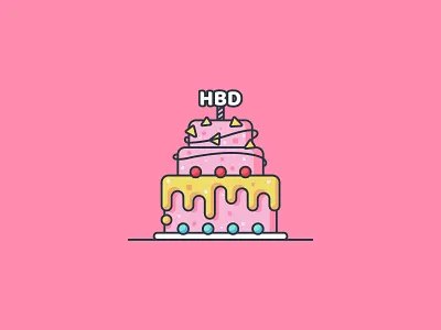 Happy Birthday birthday icon cake icon flat illustration happy birthday icon illustration