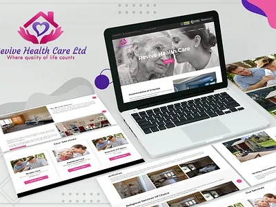 Web design - Revive Health care design ui ux webdesign website design