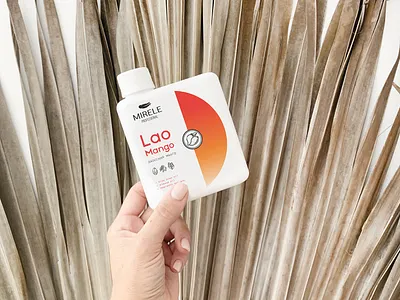 Mango Shower Gel Label Design cosmetic packaging design gel label gel label grapgic design label design mango package package design shower gel style