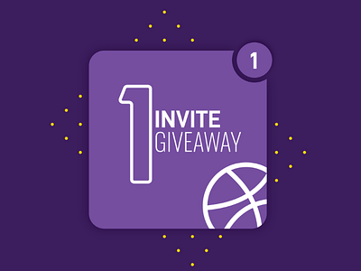 1 Invite Giveaway agency best bestshot designer dribbble dribbble invite dribbble invite giveaway dribbbleshots follow freeinvite giveaway graphicdesigner hellodribbble invitation invitation giveaway invite invitegiveaway shots welcome